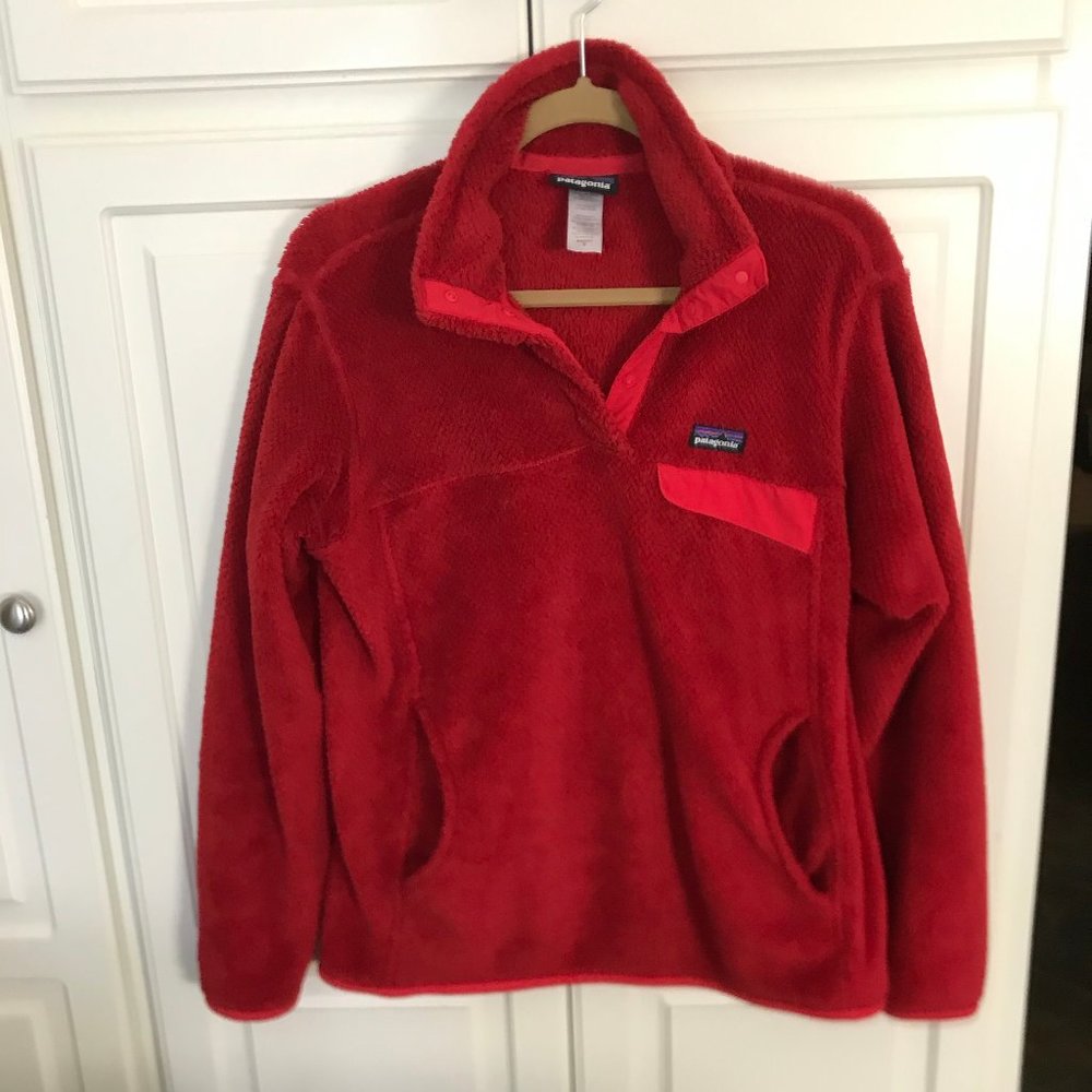 RARE RED Re-Tool Patagonia Snap T Fleece Pullover
